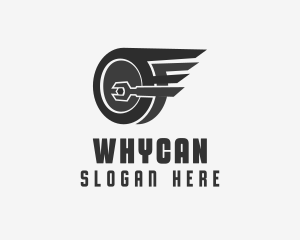 Wheel Wings Wrench Logo