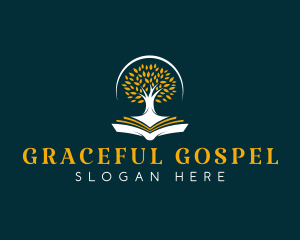 Gospel - Tree Educational Book logo design