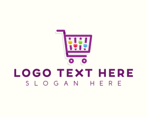Online Shopping - Online Shopping Application logo design