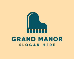 Generic Grand Piano logo design