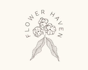 Beauty Flower Wellness  logo design