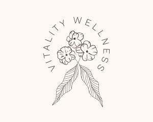 Beauty Flower Wellness  logo design