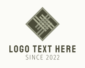 Flooring - Textile Thread Fabric logo design