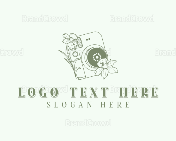 Polaroid Camera Photographer Logo