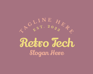 Feminine Retro Firm logo design