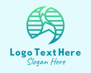 Theme Park - Natural Water Stream logo design