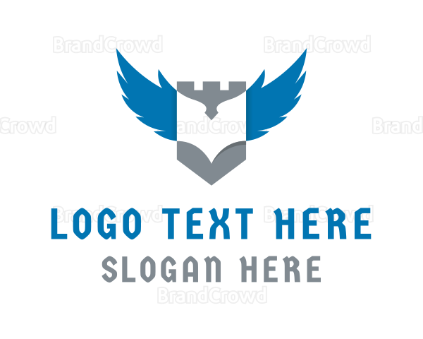 Falcon Shield Royalty Logo