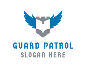 Patrol - Falcon Shield Royalty logo design