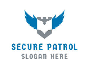 Patrol - Falcon Shield Royalty logo design