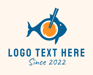Fish - Oriental Seafood Soup logo design