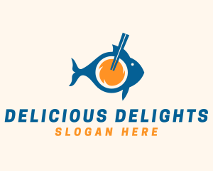 Oriental Seafood Soup  logo design