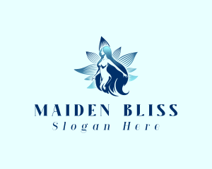 Maiden - Lotus Flower Maiden logo design