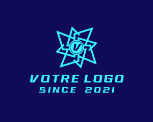 Geometric Gaming Technology  logo design