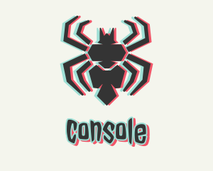 Fortnite - Holographic Spider Gaming logo design