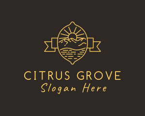 Citrus - Citrus Lemon Mountain logo design