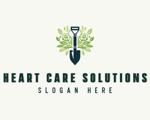 Yard Landscaping Shovel logo design