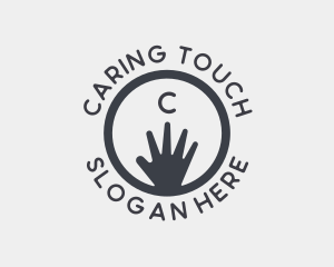 Caregiver - Hand Outreach Charity logo design