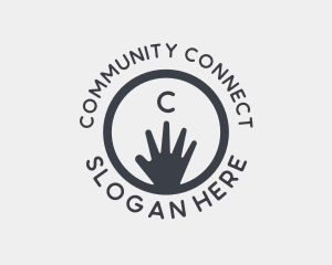 Hand Outreach Charity logo design