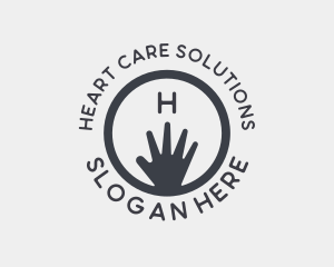 Hand Outreach Charity logo design