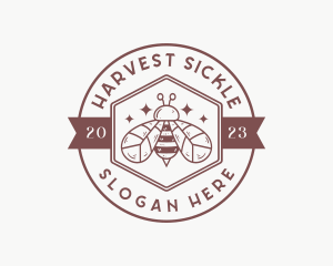 Organic Bee Farm logo design