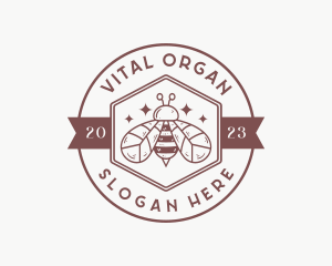 Organic Bee Farm logo design