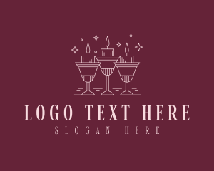 Scented - Souvenir Decor Candlelight logo design