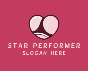 Entertainer - Sexy Heart Lingerie logo design