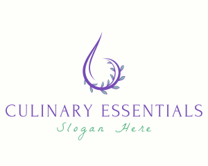 Floral Essential Oil logo design