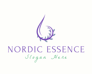 Floral Essential Oil logo design