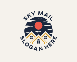 Roofing Home Property logo design