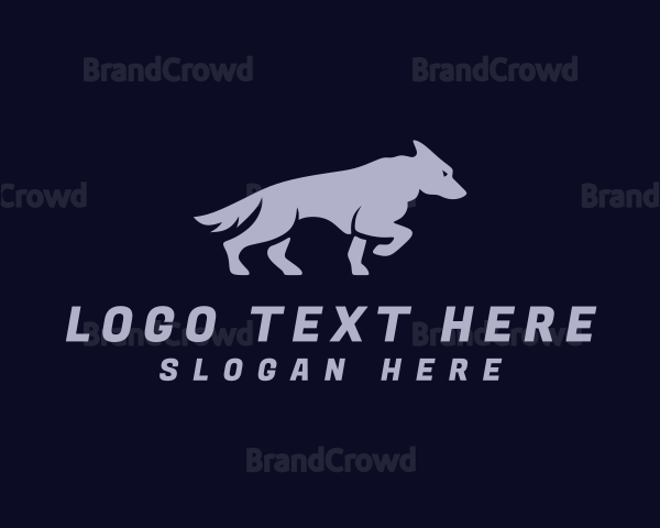 Wild Wolf Animal Logo