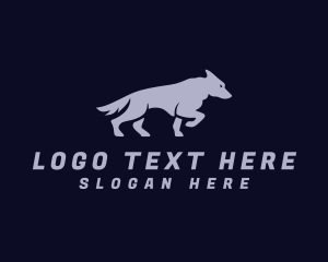 Hound - Wild Wolf Animal logo design