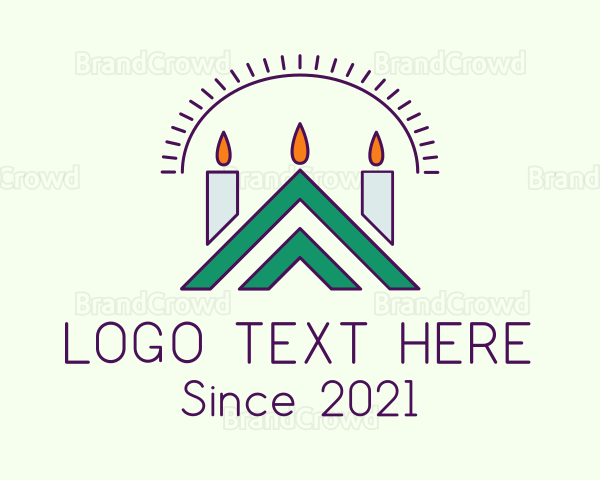 Arrow Lenten Candle Logo