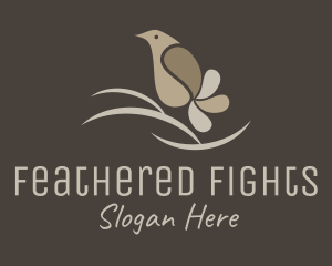 Peaceful Aviary Bird logo design