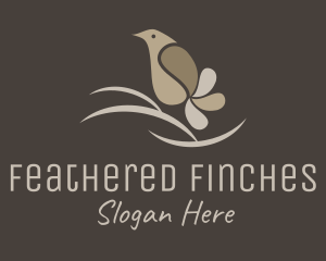 Peaceful Aviary Bird logo design