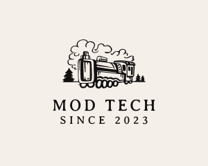 Mod - Vape Train Smoke logo design