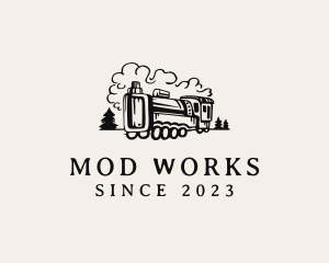 Mod - Vape Train Smoke logo design