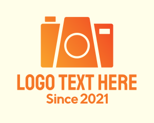 Photo Studio - Gradient Digital Camera logo design