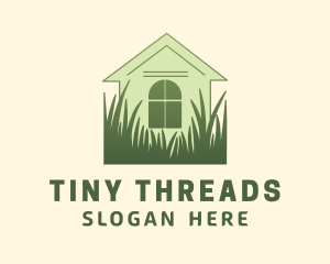 House Garden Grass logo design