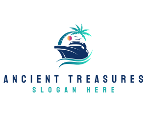 Yacht Beach Travel logo design