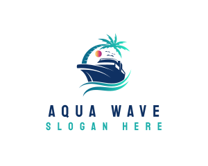 Yacht Beach Travel logo design