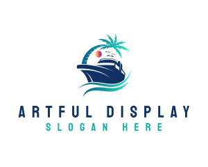 Yacht Beach Travel logo design