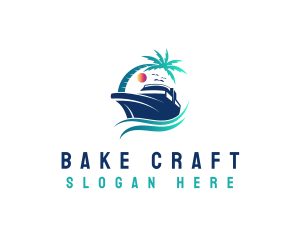 Yacht Beach Travel logo design