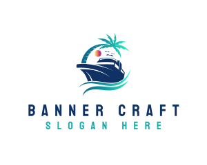 Yacht Beach Travel logo design