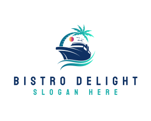 Yacht Beach Travel logo design