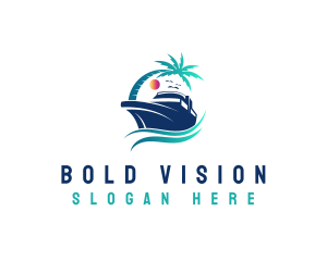 Yacht Beach Travel logo design