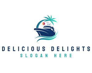 Yacht Beach Travel logo design