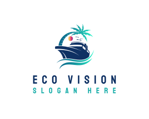 Yacht Beach Travel logo design