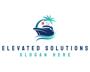 Yacht Beach Travel logo design