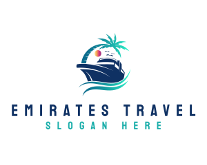 Yacht Beach Travel logo design